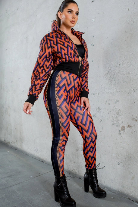 set_Ensemble doudoune et pantalon court