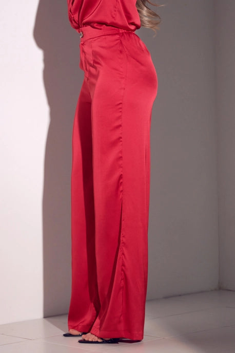Ensemble haut et pantalon en satin