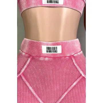 ENSEMBLE BRASSIÈRE CONTOUR ET LEGGING EFFET MINÉRAL LAVÉ